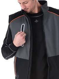 RefrigiWear Men's PolarForce Vest Insulated Winter Vest, Lightweight Cold-Weather Layer