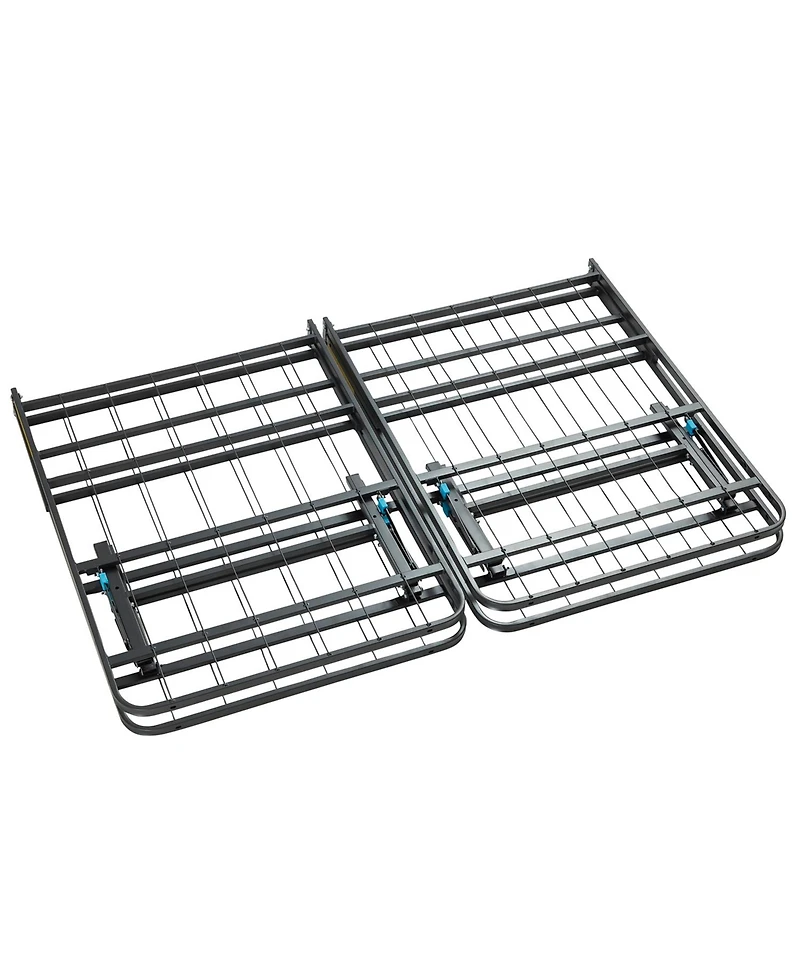 14" Adjustable Foldable Steel Bed Frame