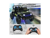 Slickblue 12V Kids Ride-on Jeep Car with 2.4 G Remote Control