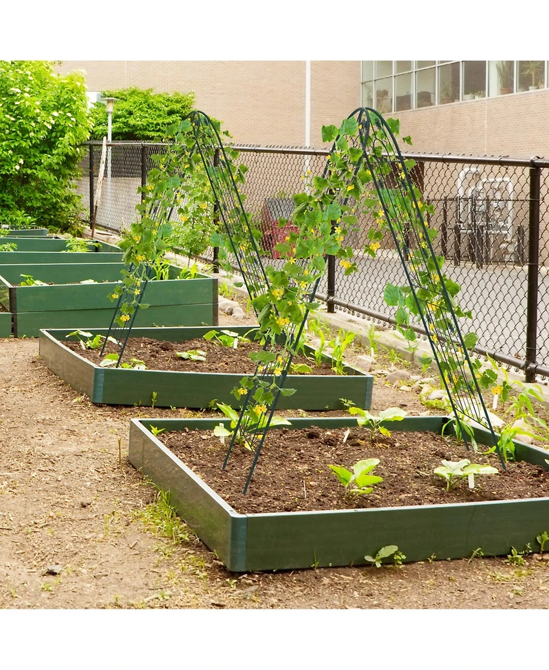 Slickblue 2 Pack 86.5 x 20 Inches Metal Garden Trellis for Climbing Plants