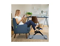 Slickblue Folding Under Desk Indoor Pedal Exercise Bike for Arms Legs