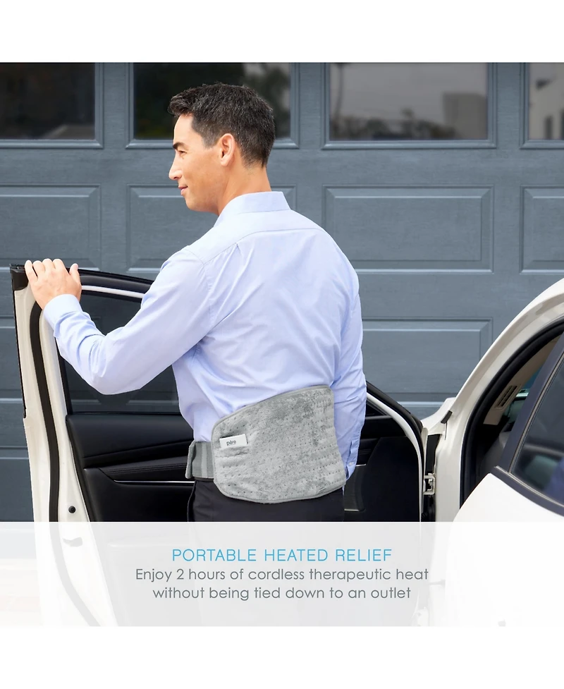 Pure Enrichment PureRelief Cordless Lumbar and Abdominal Heating Wrap