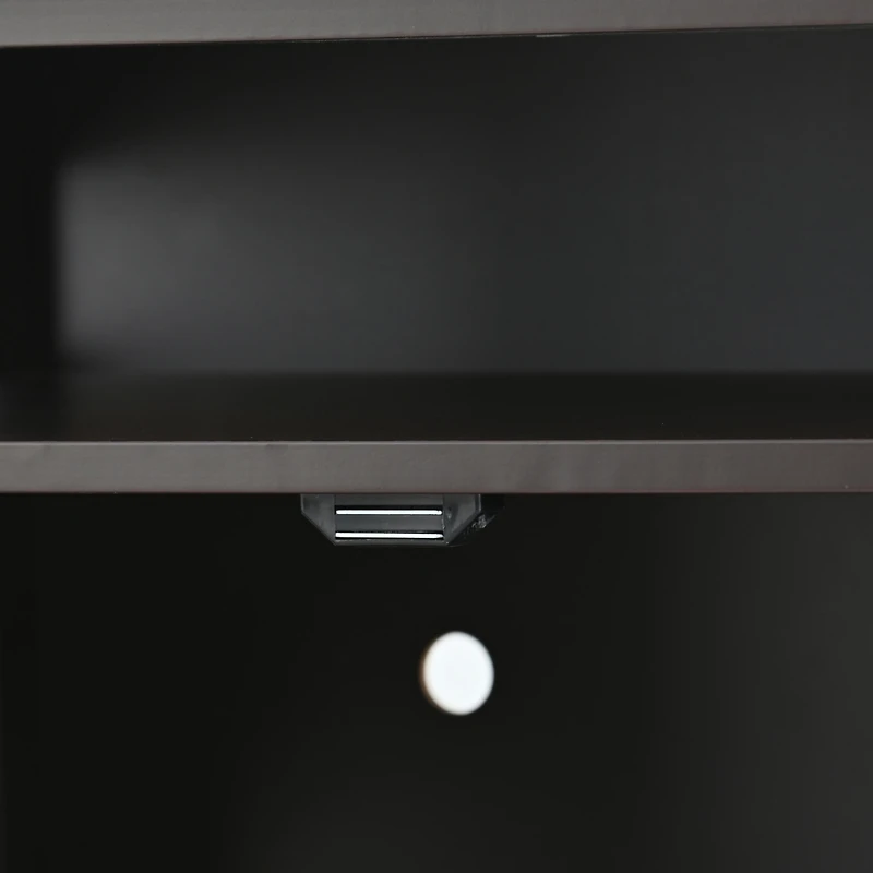 Streamdale Furniture Cat Litter Box Furniture, Enclosed, Espresso