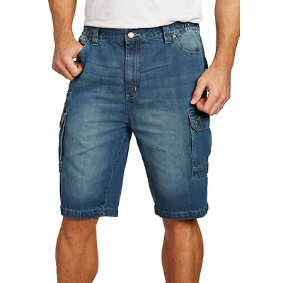 Liberty Blues Big & Tall by KingSize Denim Cargo Shorts