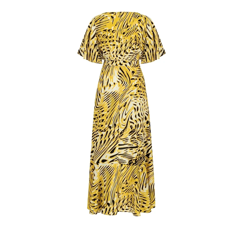 Nocturne Women's Printed Asymmetrical Dress