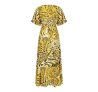 Nocturne Women's Printed Asymmetrical Dress