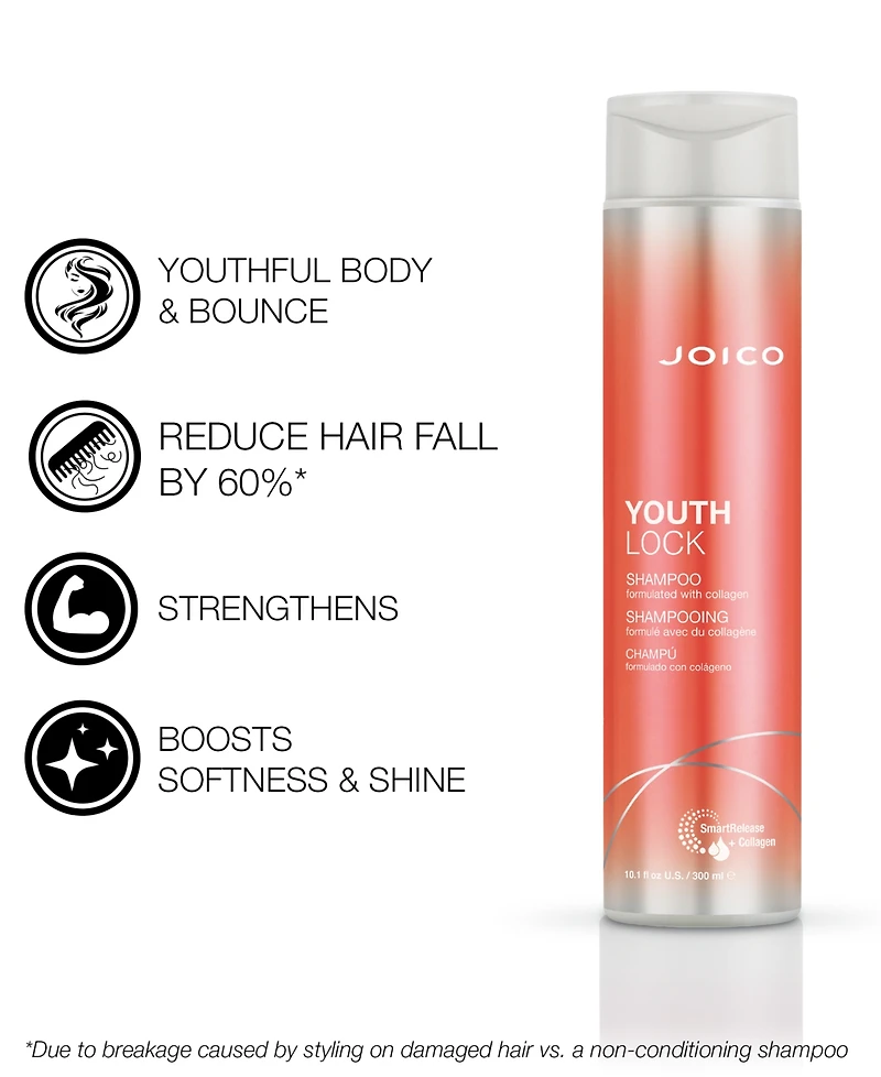 Joico YouthLock Shampoo, 10.1 oz.