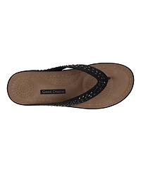 Gc Shoes Women's Tiana Embellished Comfort Wedge Sandals