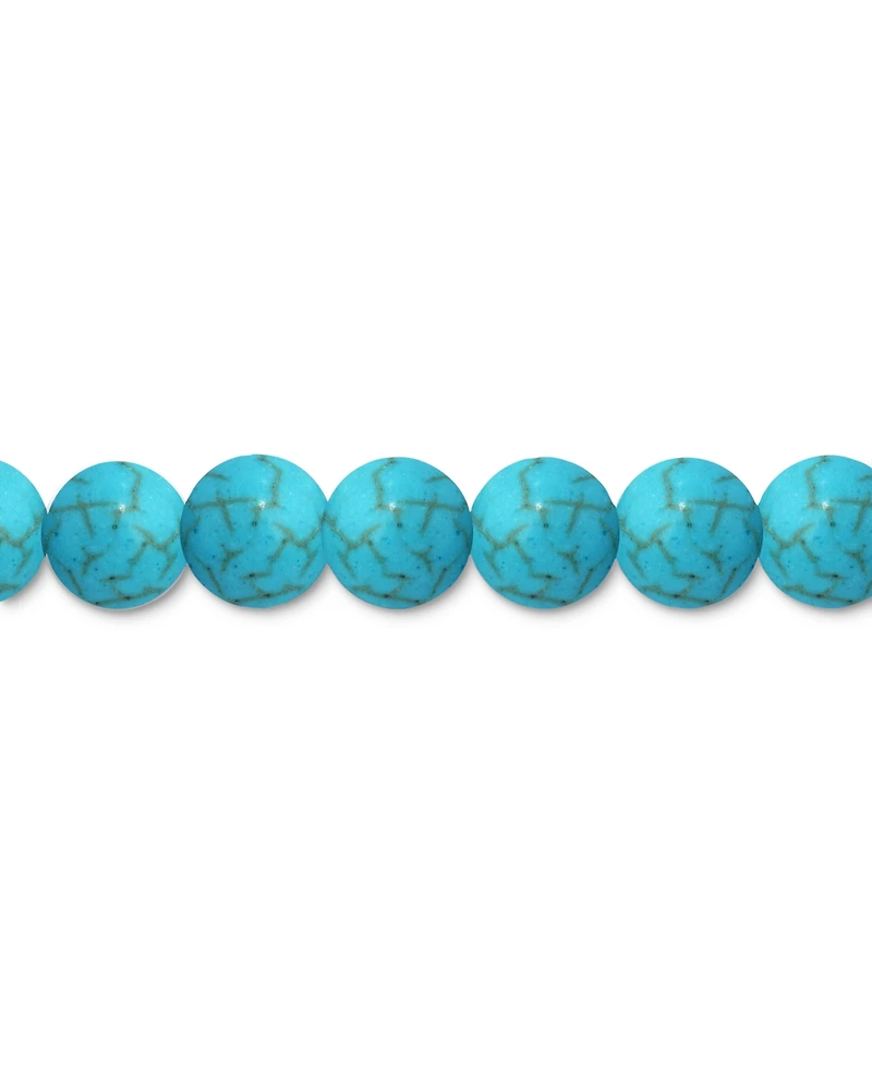 Giani Bernini Howlite Chryscolla Bead & Cubic Zirconia Heart Stretch Bracelet, Created for Macy's