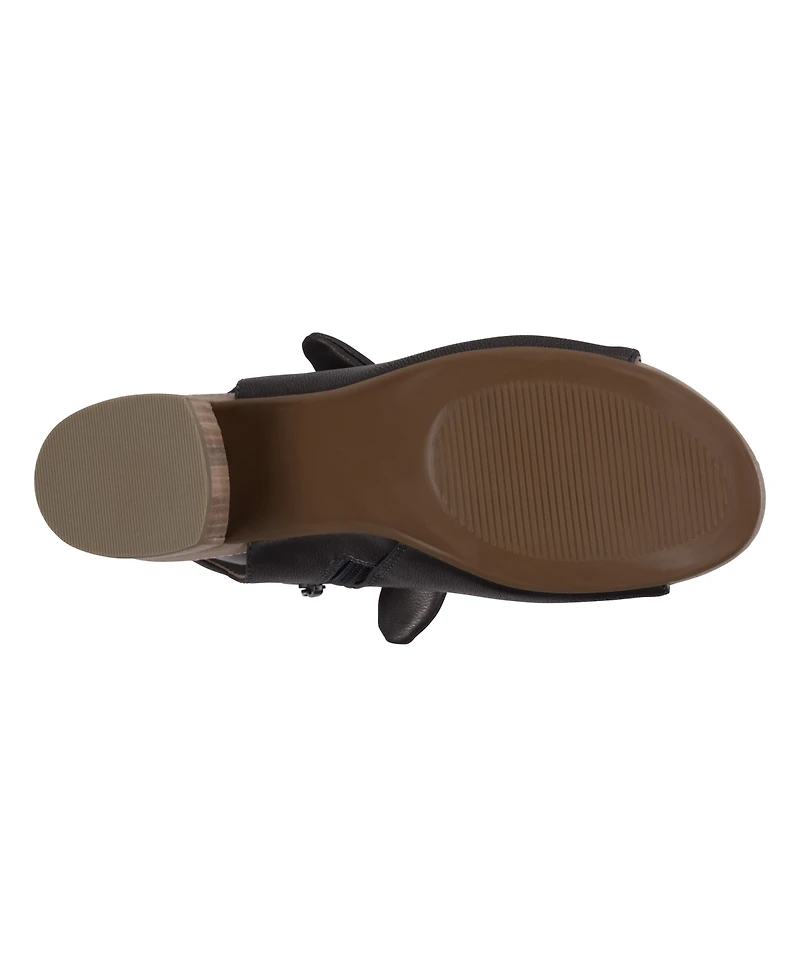 Gc Shoes Women's Kimora Knot Detail Block Heel Dress Sandals