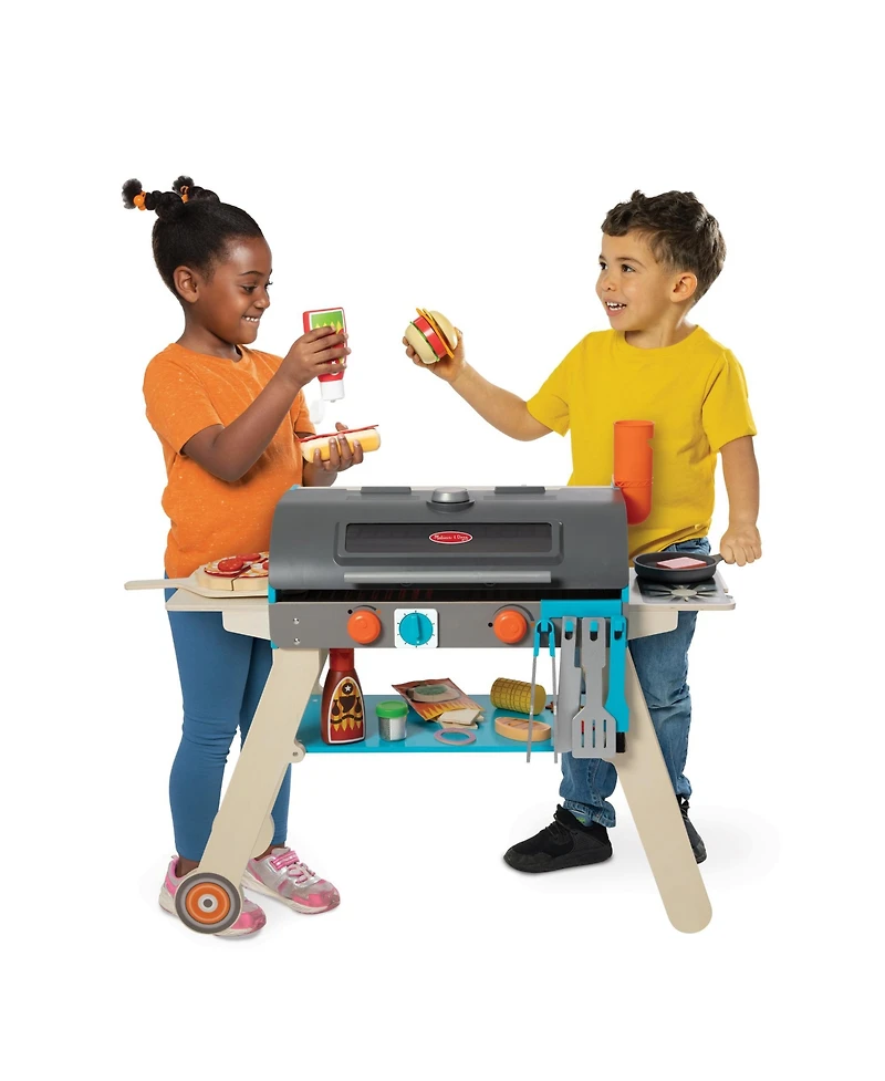 Melissa and Doug Deluxe Grill Pizza Oven Playset