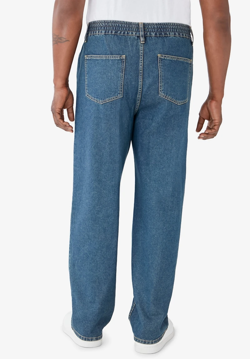 KingSize Big & Tall Loose Fit Comfort Waist Jeans
