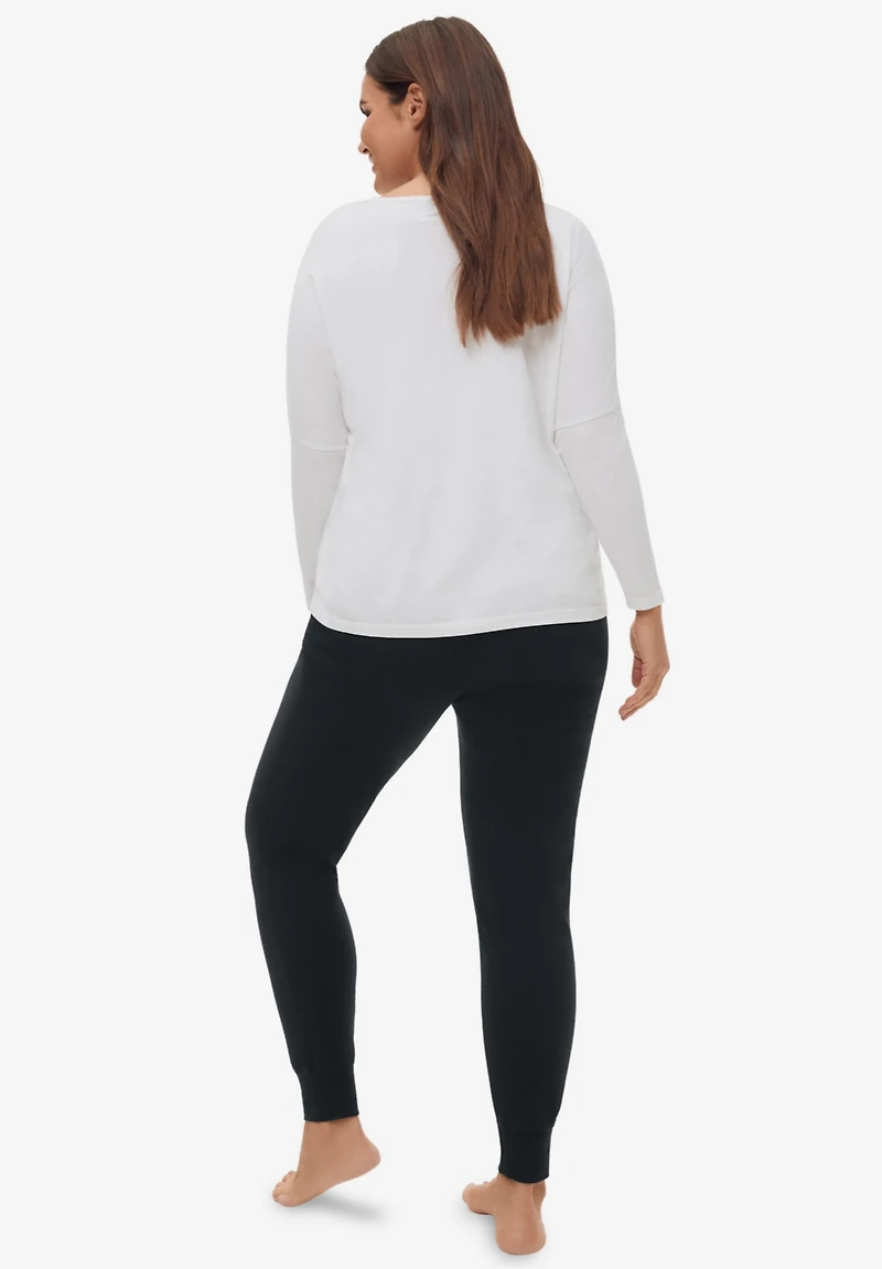 Ellos Women's Knit Jogger Sleep Pants