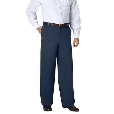 KingSize Big & Tall Wide Leg Wrinkle Free Expandable Waist Pant
