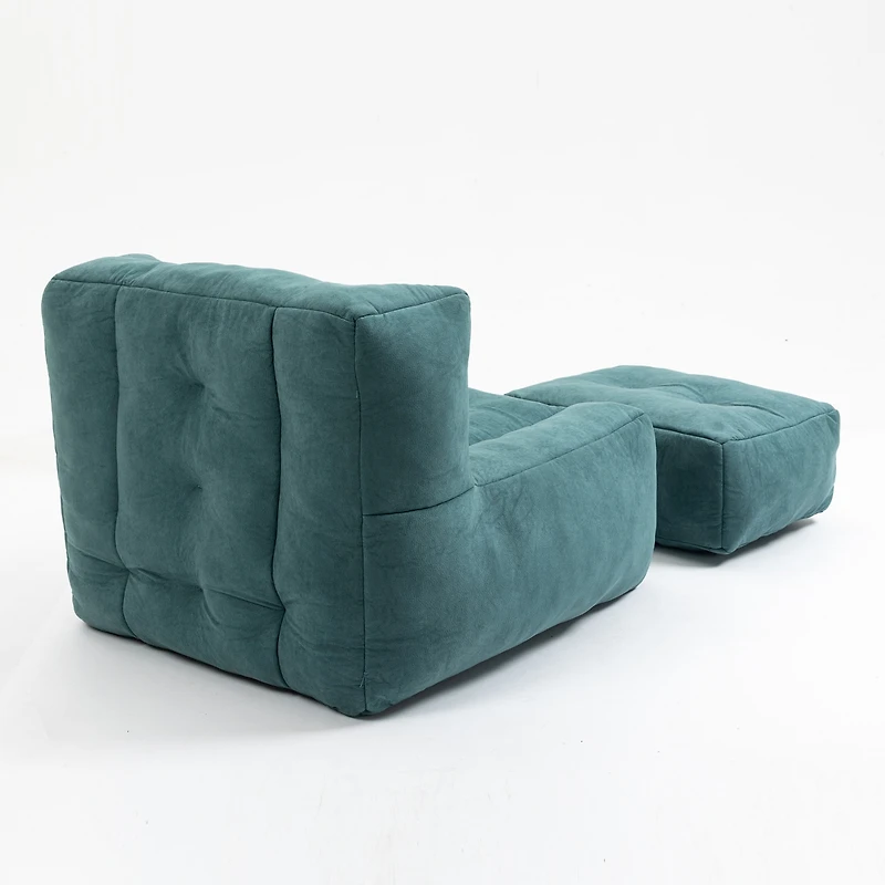 Streamdale Bean bag and ottoman set for adults and kids