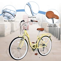 Streamdale 7 Speed, Steel Frame, Multiple Colors 26 Inch Ladies Bicycle