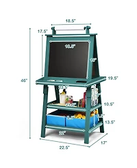 3-in-1 Double-Sided Storage Art Easel