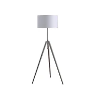 Streamdale Sleek Tripod Floor Lamp (47"-64") in Chrome