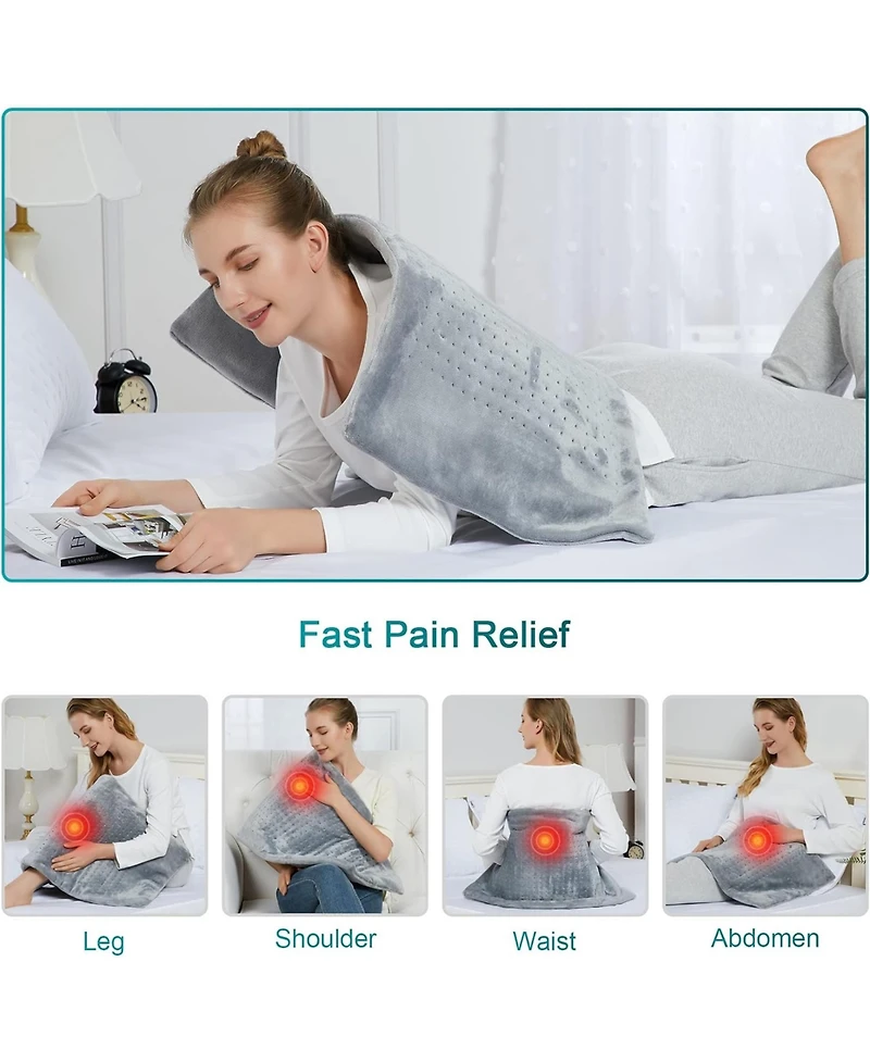 Caromio Electric Heating Pad Extra Large, 17" x 33"