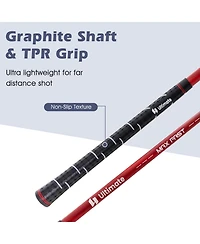 Costway Men's Complete Golf Club Set Package incl 460CC with Rain Hood