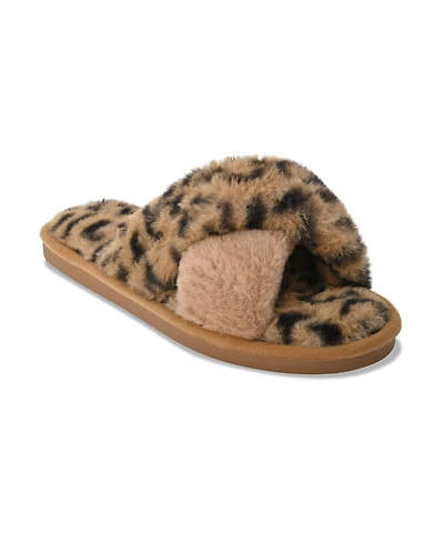 Andrew By Stevens Womens Fiona Slippers