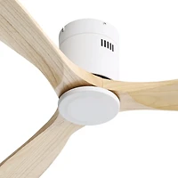 Streamdale Furniture 52" Natural Wood Ceiling Fan with Remote Control