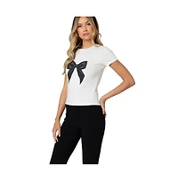 Edikted Women's Tied Up T Shirt
