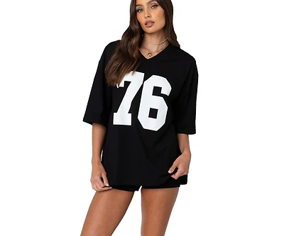 Edikted Women's 76 oversized T-shirt