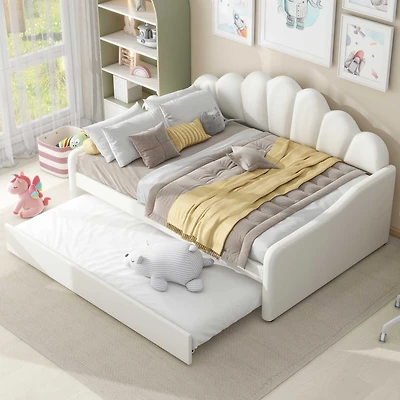 Streamdale Full-Size Upholstered Daybed with Trundle