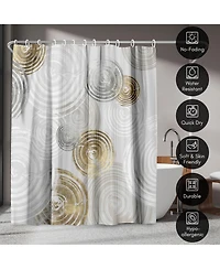 71x74 Abstract Shower Curtain