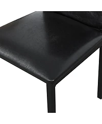 Simplie Fun 4-Piece Metal Frame Dining Seats