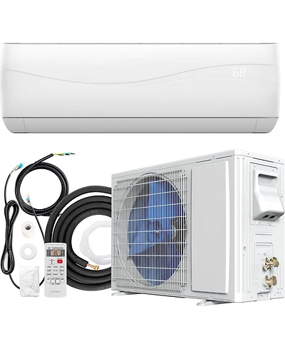 24000 Btu 18.5 SEER2 208-230V Ductless Mini Split Air Conditioner and Heater