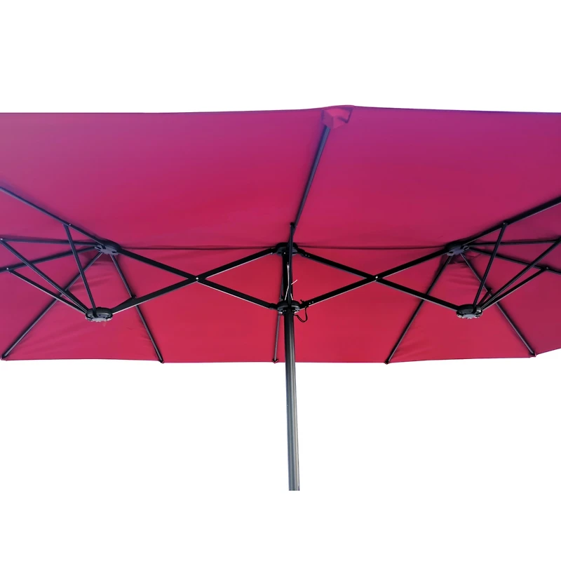 Streamdale 15' X 9' Double-Sided Patio Umbrella Outdoor