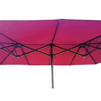 Streamdale 15' X 9' Double-Sided Patio Umbrella Outdoor