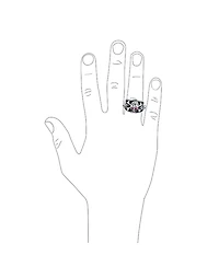 Bling Jewelry Biker Gothic Caribbean Pirate Crossbones Multi Skull Heads Band Ring with Red Cz Eyes Oxidized Sterling Silver
