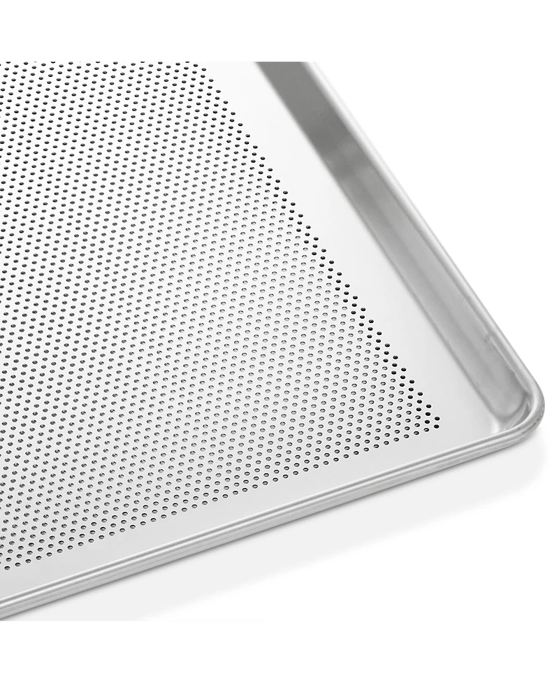 Gridmann 18" x 26" Commercial Grade Aluminum Perforated Baking Sheet Pan, Full Size Baking Tray
