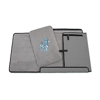 Jumbl 1500-Piece Puzzle Caddy, Portable Puzzle Board & Travel Case with 2 Trays & Handle - Gray
