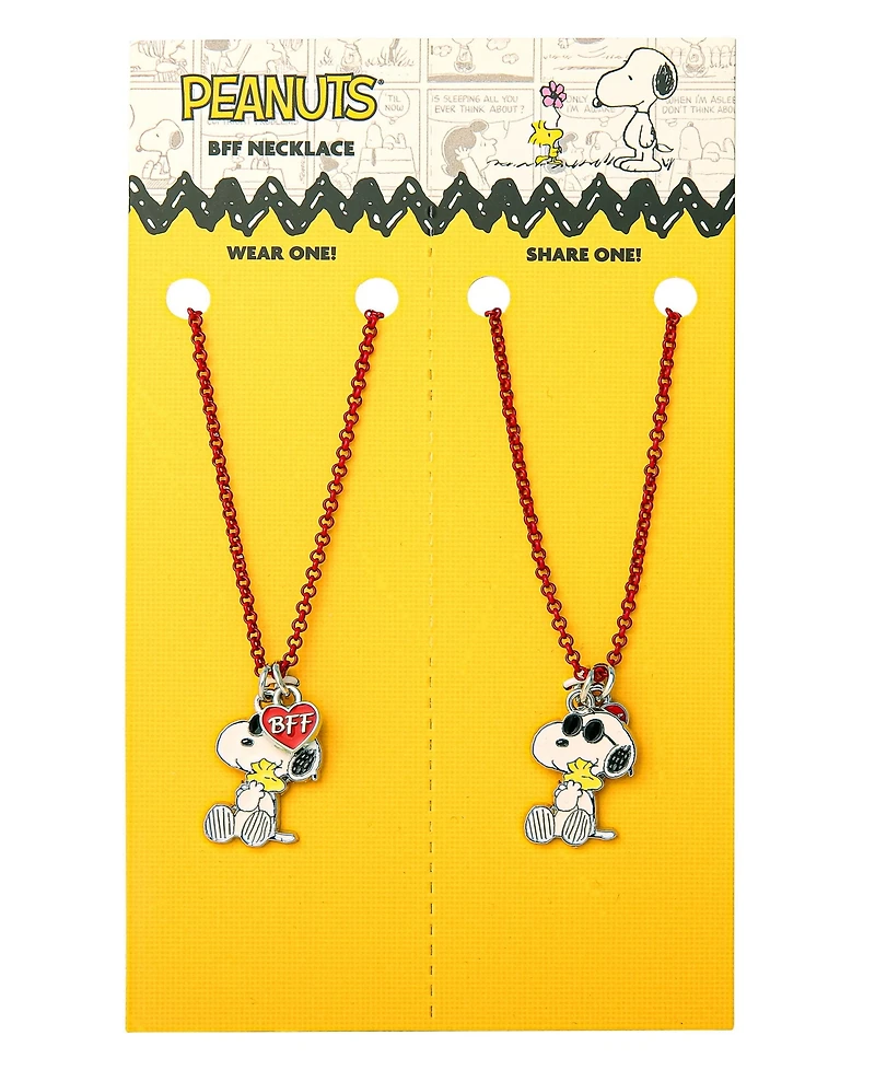 Peanuts Snoopy and Woodstock Bff Fashion 2 Pc Necklace Set