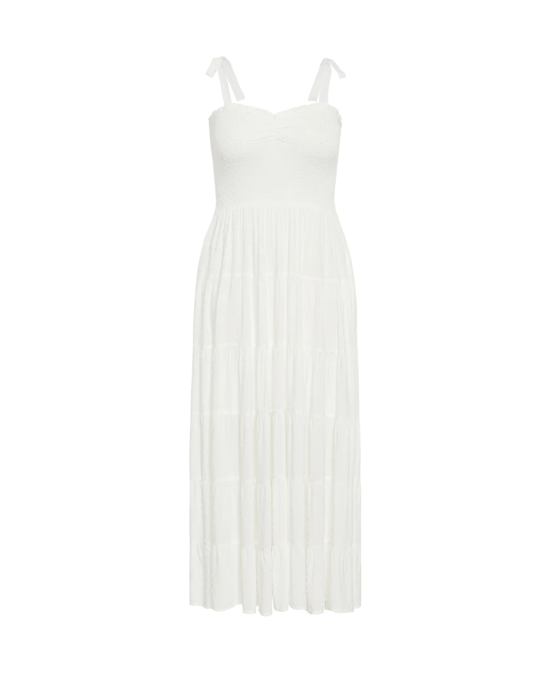 City Chic Plus Spot Sara Maxi Dress