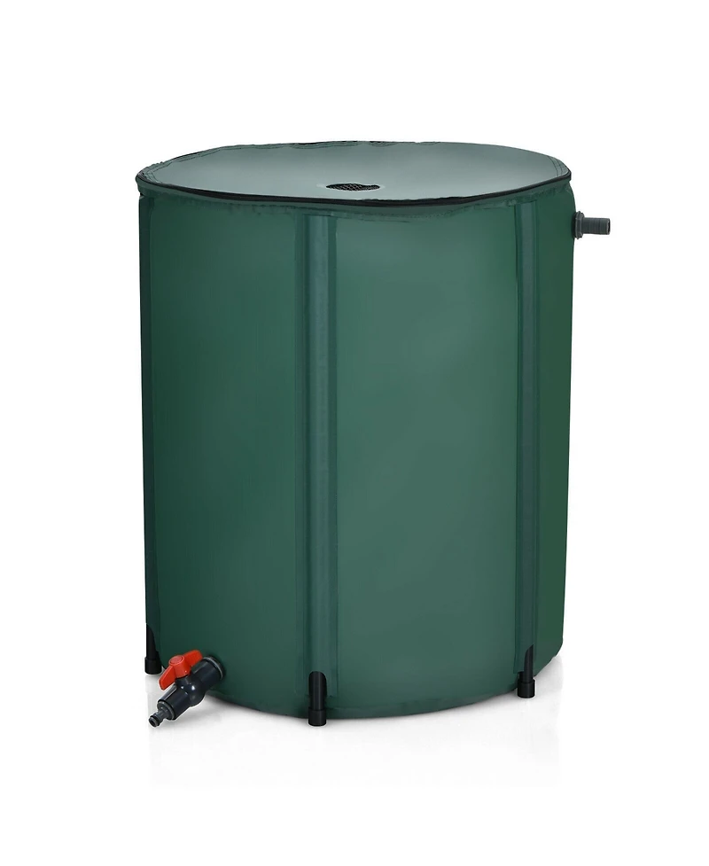 Slickblue 60 Gallon Portable Collapsible Rain Barrel Water Collector