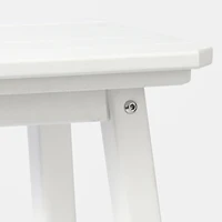 WestinTrends 29" Hdpe Outdoor Patio Square Bar Stools (Set of