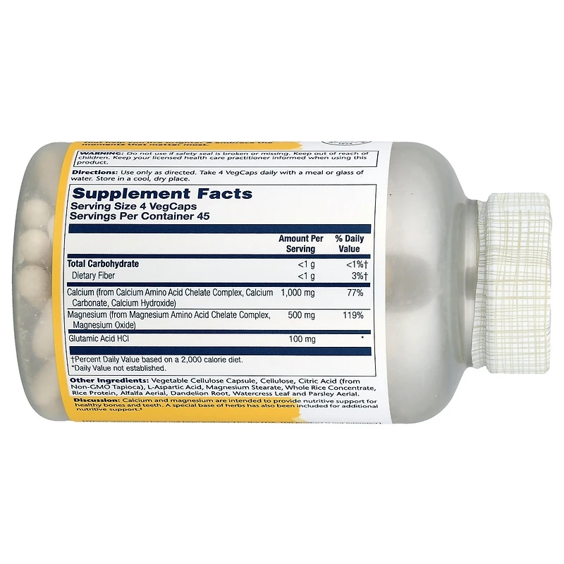 Solaray Calcium Magnesium 2:1 Ratio
