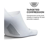 Feetures Men's Elite Ultralight Invisible Socks - Anti-Slip Sport Sock Liner with Targeted Compression