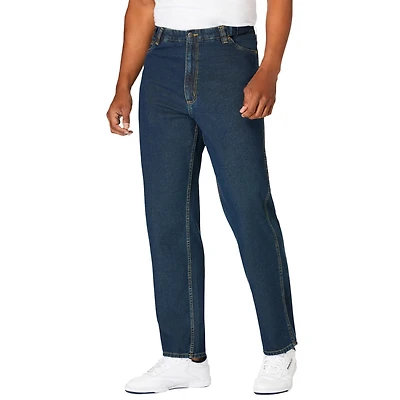 KingSize Big & Tall Expandable Waist Relaxed Fit Jeans