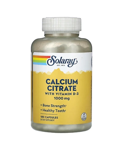 Solaray Calcium Citrate with Vitamin D-3