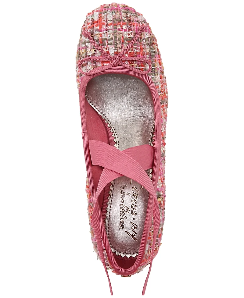 Circus Ny by Sam Edelman Della Lace-Up Block-Heel Ballet Pumps