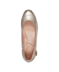 Bandolino Women's Lexy Ankle Strap Low Block Heel Pumps