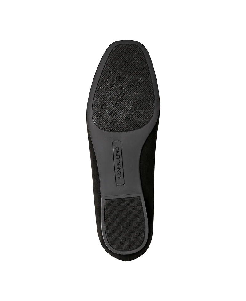 Bandolino Women's Meonna Square Toe Bow Detail Loafers
