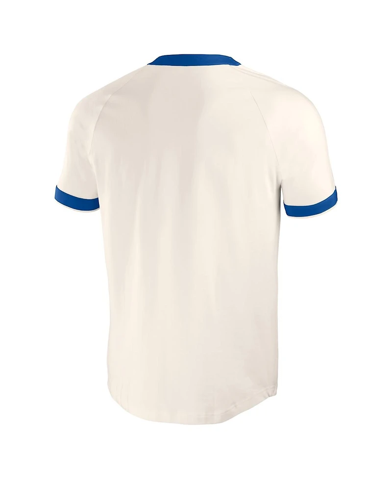 Darius Rucker Men's Collection by Fanatics White Chicago Cubs Henley Raglan T-Shirt
