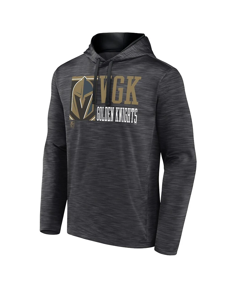 Fanatics Men's Charcoal Vegas in Knights Never Quit Pullover Hoodie